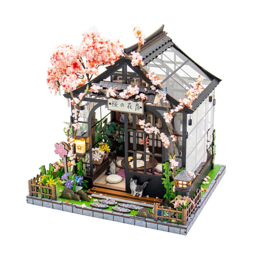 Ugeargeek DIY Miniature Sakura Greenhouse Kit