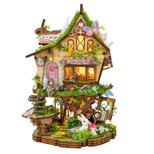 Ugeargeek Enchanted Elf Tree Cabin Building Set