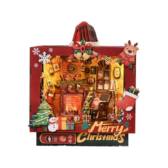 Ugeargeek DIY Christmas Wooden 3D Puzzle Music Box