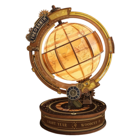 Ugeargeek Steampunk Celestial Globe 3D Wooden Puzzle