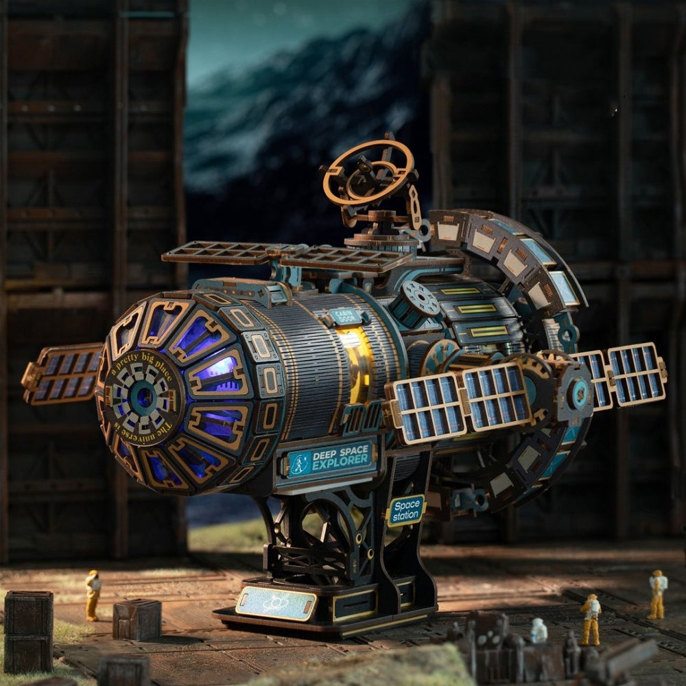 Ugeargeek The Celestial Prism Space Station 3D Wooden Puzzle Model Kit