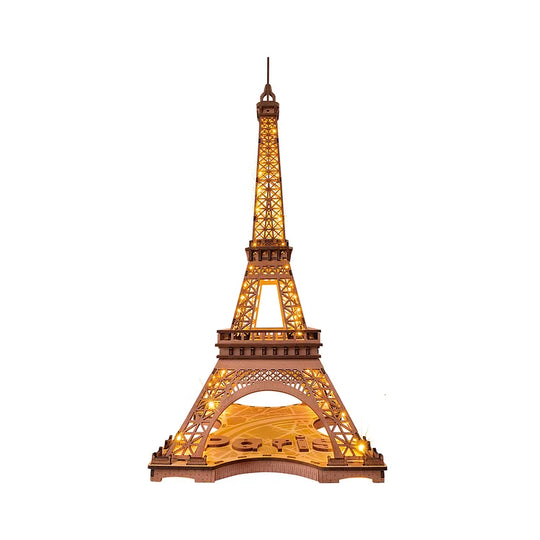 Night of the Eiffel Tower 3D Wooden Puzzle TGL01 Rolife