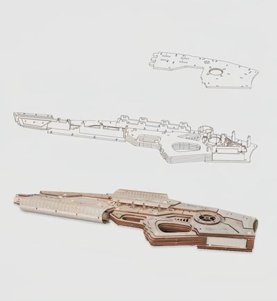 Ugeargeek Laser Star Wooden Models