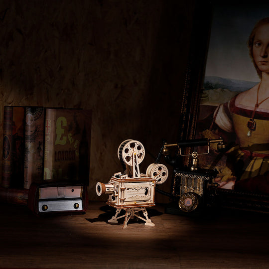 Vitascope Movie Projector 3D Wooden Puzzle LK601 Rokr