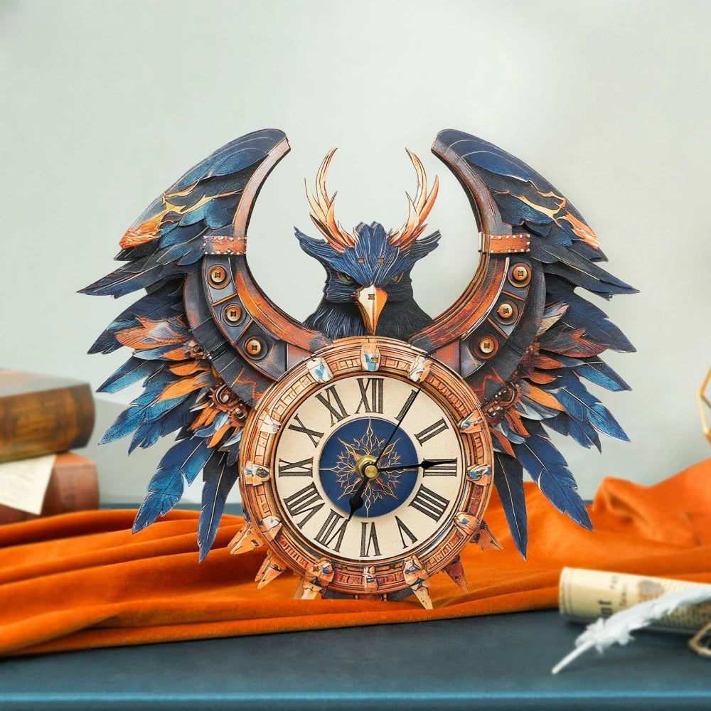 Ugeargeek Wooden Puzzle Wall Clock Series - Thunderbird