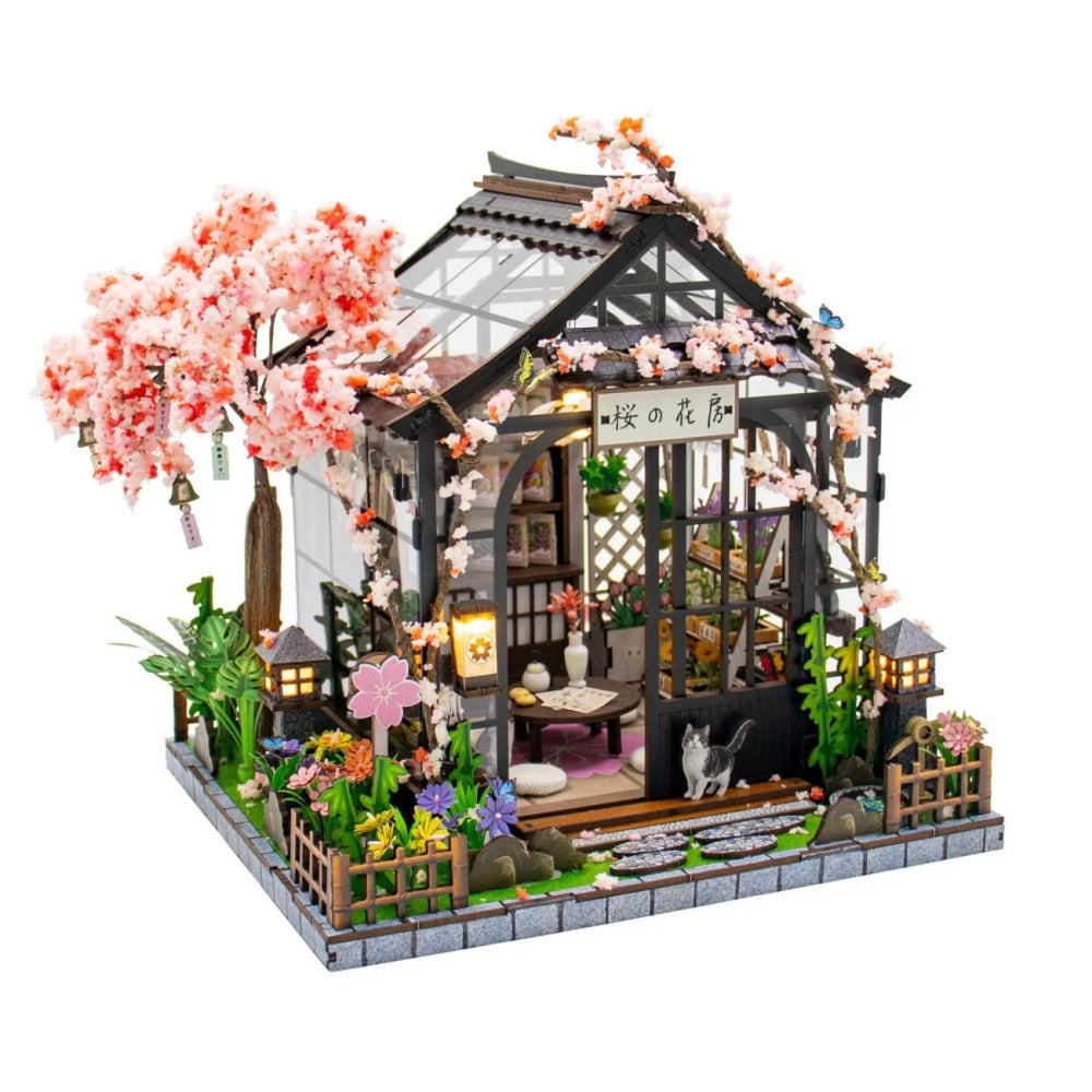 Ugeargeek DIY Miniature Sakura Greenhouse Kit