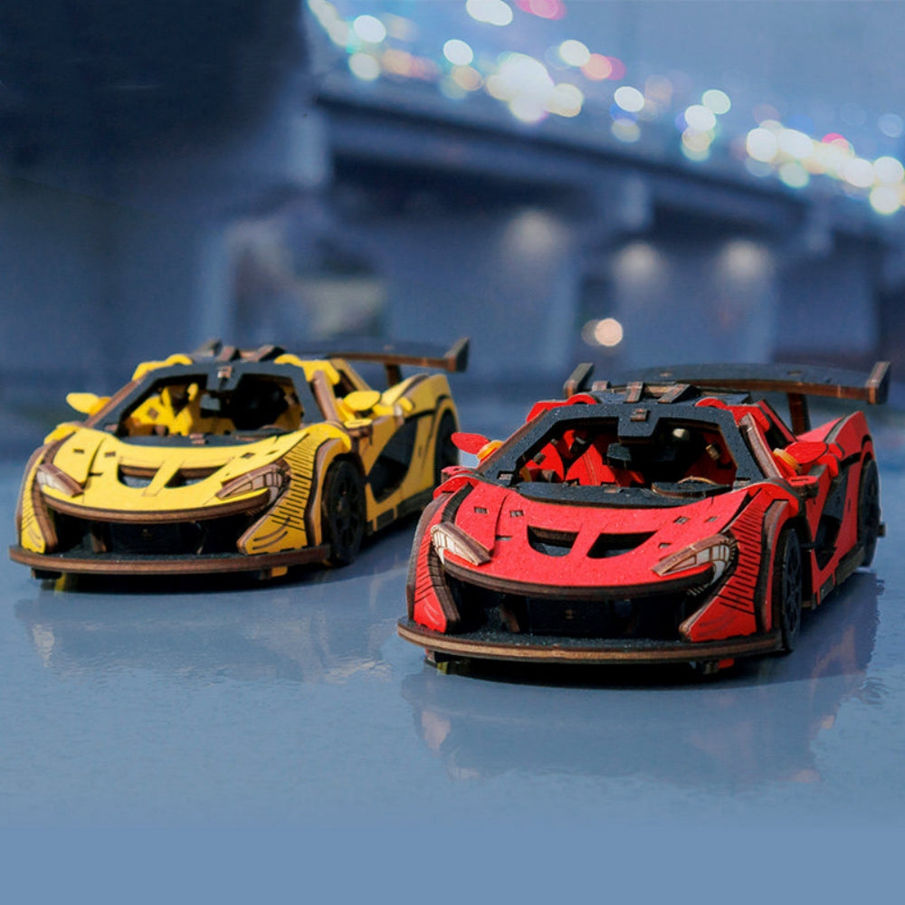 Ugeargeek 3D Wooden Lamborghini Racing Car Model