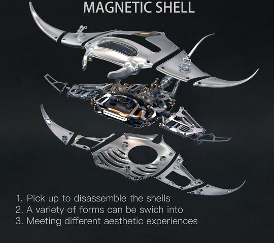 Ugeargeek Mobula Rays  Bionic Metal Models