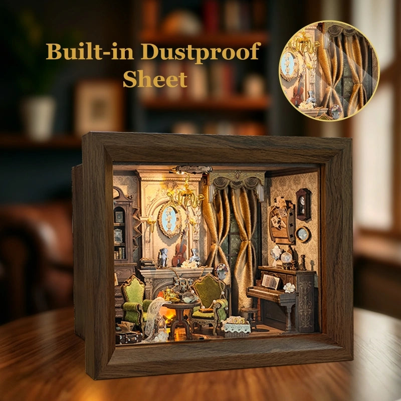 Ugeargeek Vintage Victorian Study 3D Wooden Diorama Kit