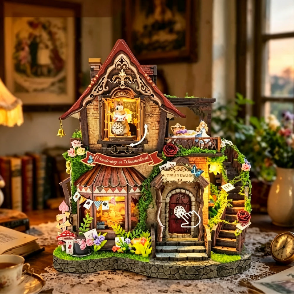 Ugeargeek Alice’s Enchanted Cottage 3D Wooden Puzzle