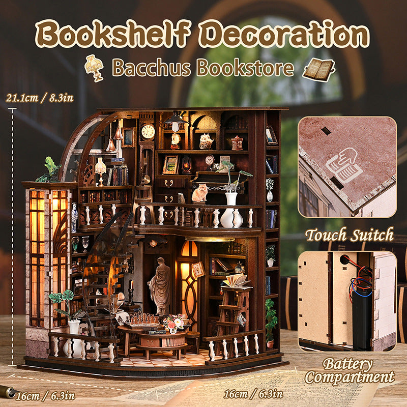 Ugeargeek The Eternal Library  3D Wooden Loft
