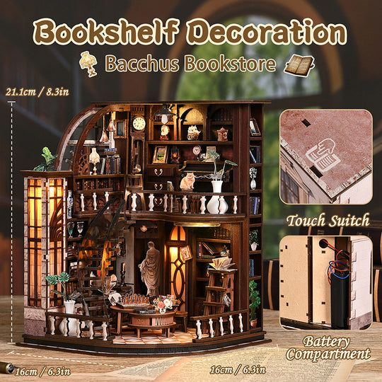 Ugeargeek The Eternal Library  3D Wooden Loft