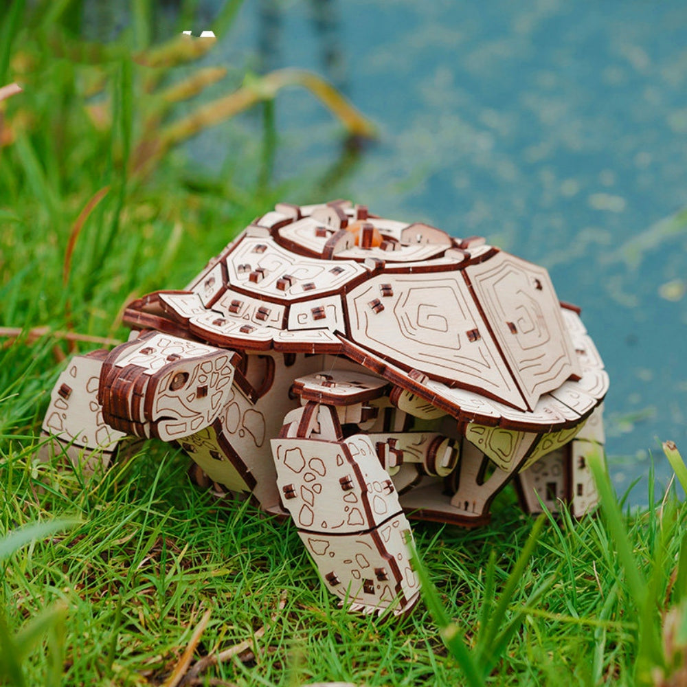 Ugeargeek 3D Mechanical Wooden Turtle Puzzle
