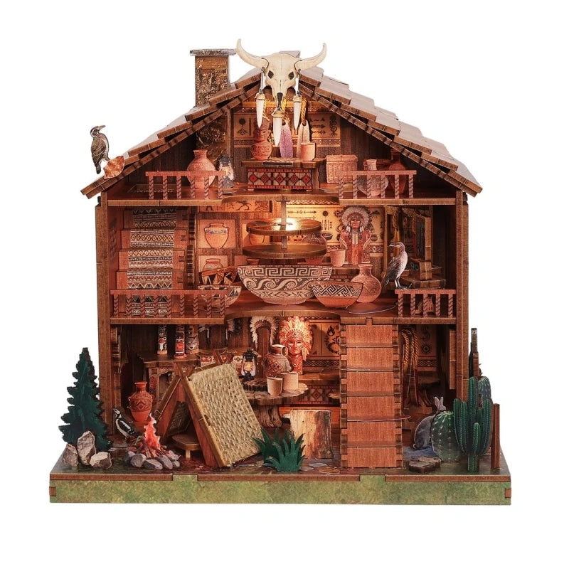 Ugeargeek Native Spirit Lodge Miniature House