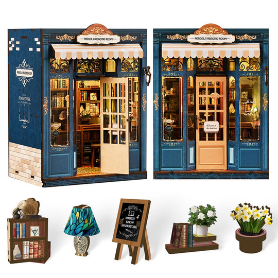 Ugeargeek The Pergola Reading Room Street Corner Book Shop DIY Kit