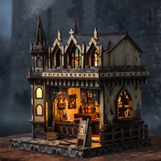 Ugeargeek Spire Magic Shop DIY Miniature House