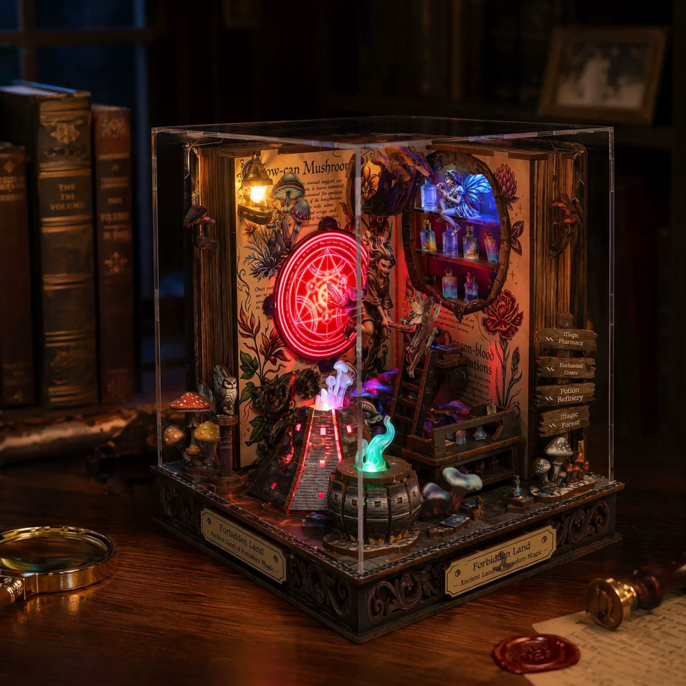 Ugeargeek The Alchemist’s Forbidden Codex 3D Book Nook