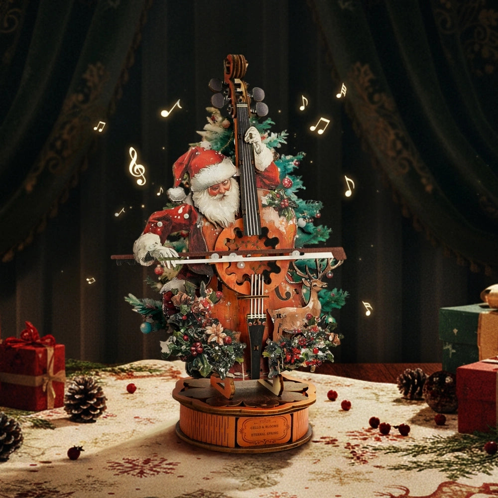 Ugeargeek Christmas Cello Music Box