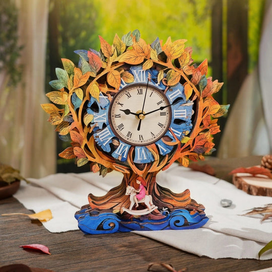 Ugeargeek Wooden Puzzle Wall Clock Series - Tree of Life