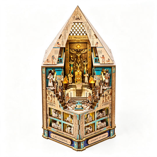 Hall of Eternity Wooden Miniature House Bookend
