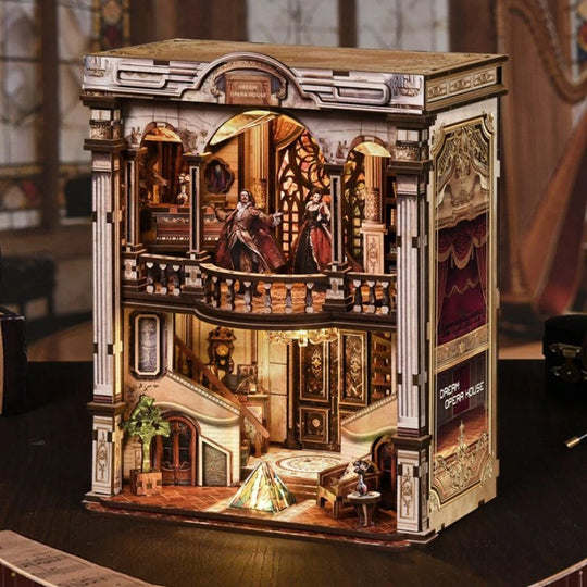 Dream Opera House DIY Wooden Miniature Book Nook Kit
