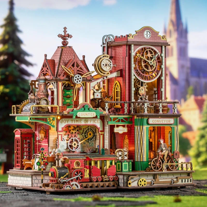 Ugeargeek Joy Time Post Office DIY Miniature House