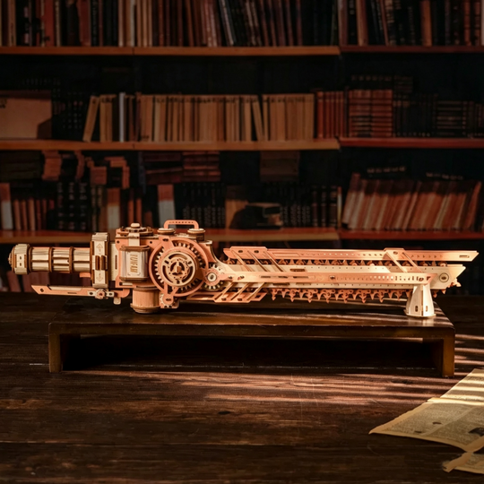 Ugeargeek Steampunk Mechanical Saw 3D Wooden Puzzle Kit