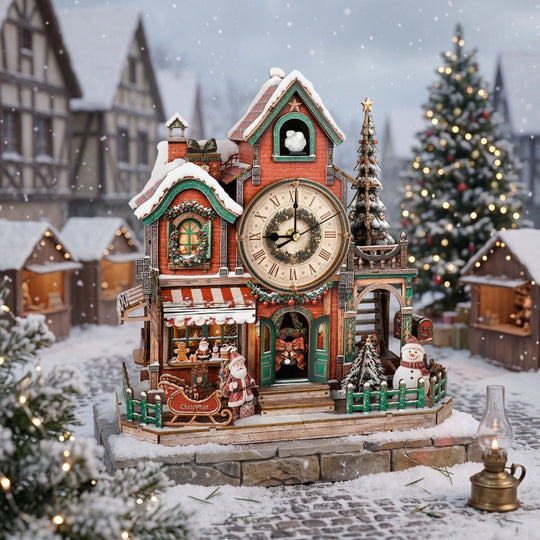 Ugeargeek Joyful Christmas 3D Wooden Cuckoo Clock Puzzle
