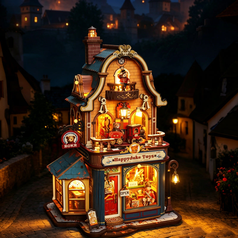 Bear Toy Shop Miniature Dollhouse Kit