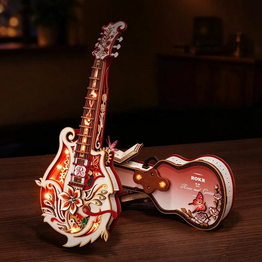 Playable Electric Guitar Music Box