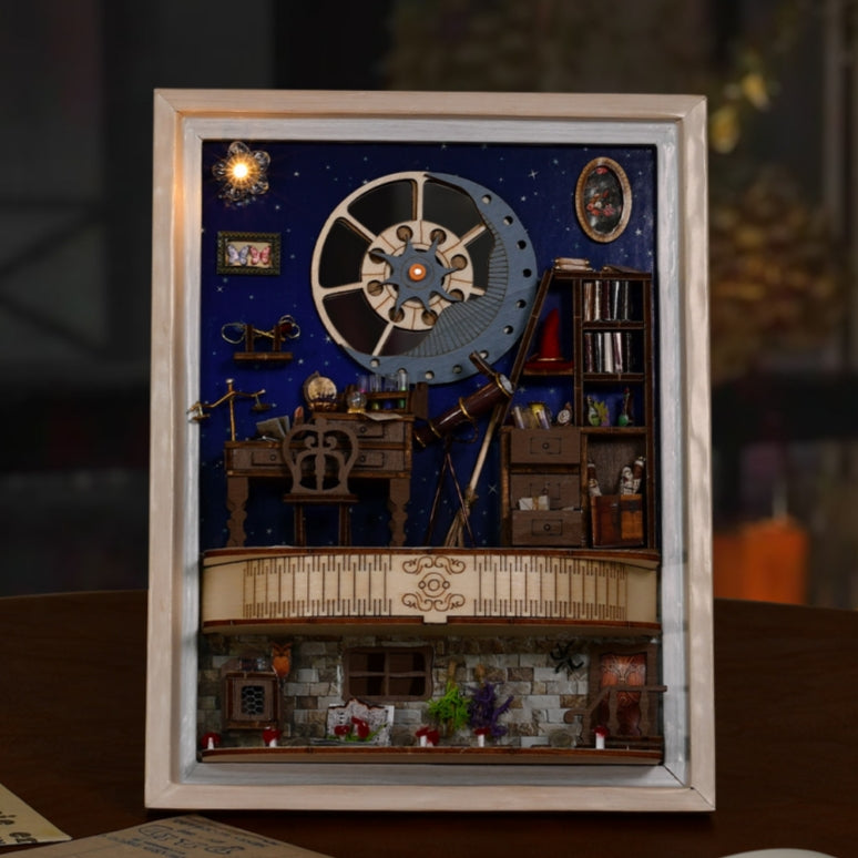 Ugeargeek The Stargazer's Study 3D Frame Diorama