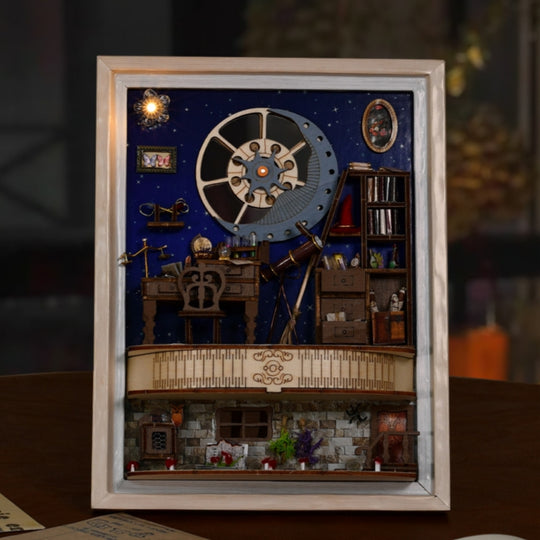 Ugeargeek The Stargazer's Study 3D Frame Diorama