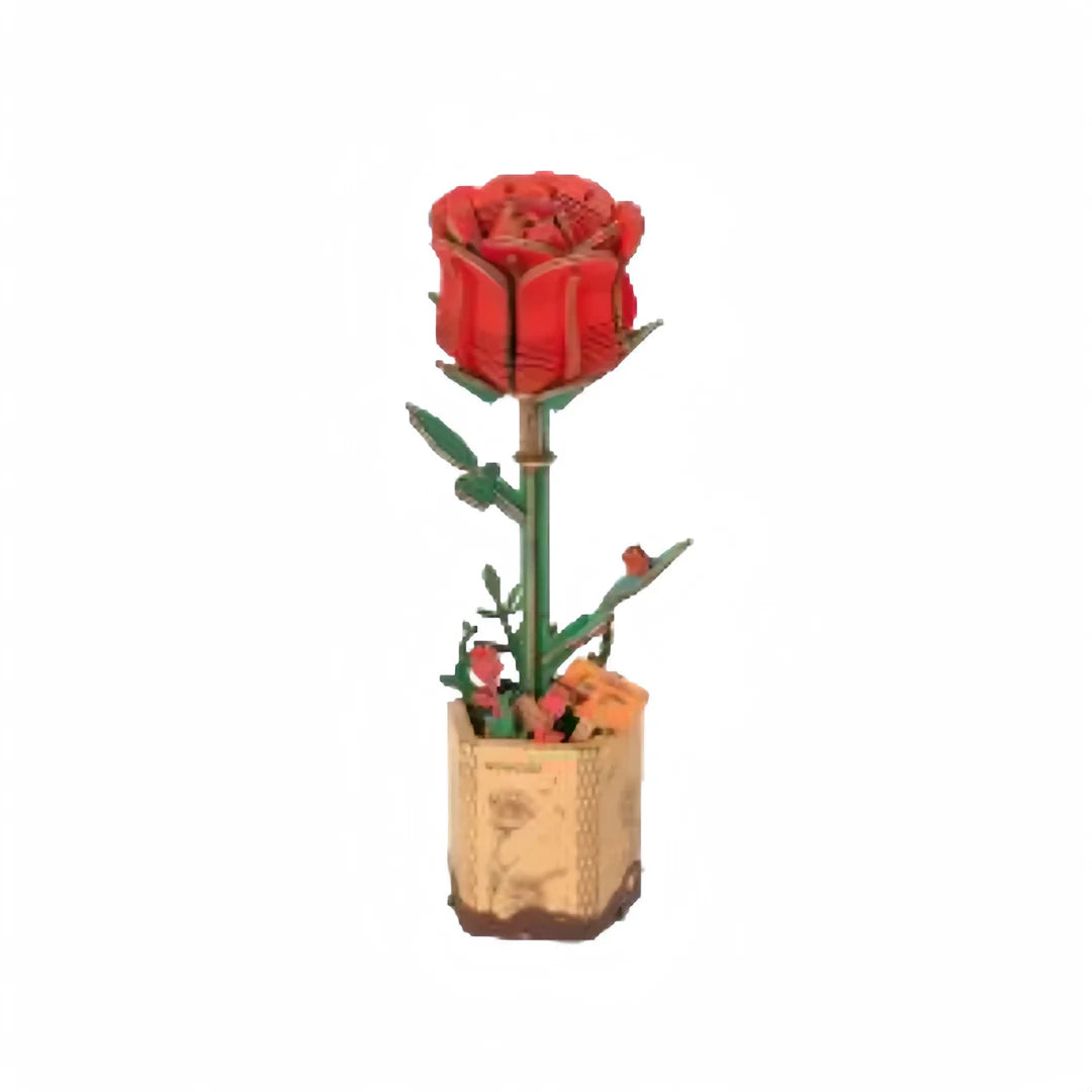 DIY Wooden Flower Bouquet 3D Wooden Puzzle Rokr