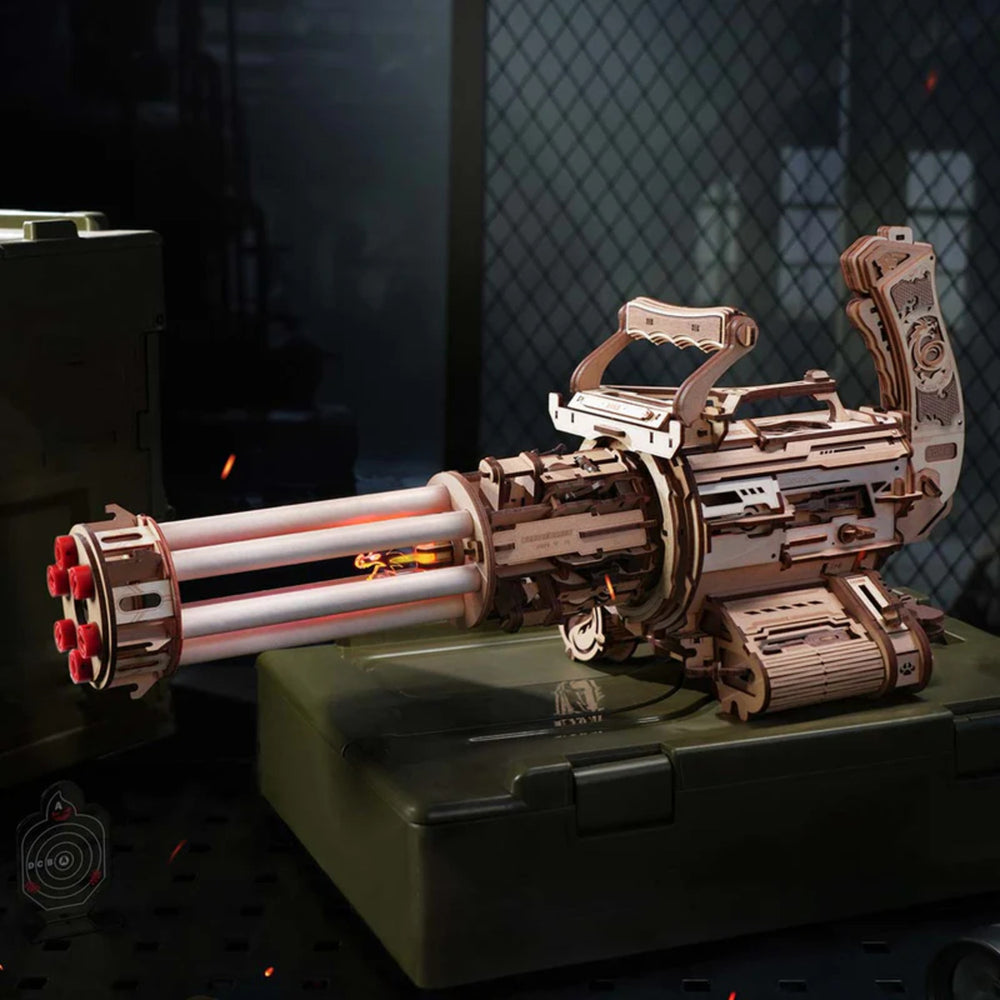 Ugeargeek Rotating-Barrel Machine Gun Toy