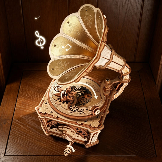 Vintage Gramophone DIY Mechanical Music Box