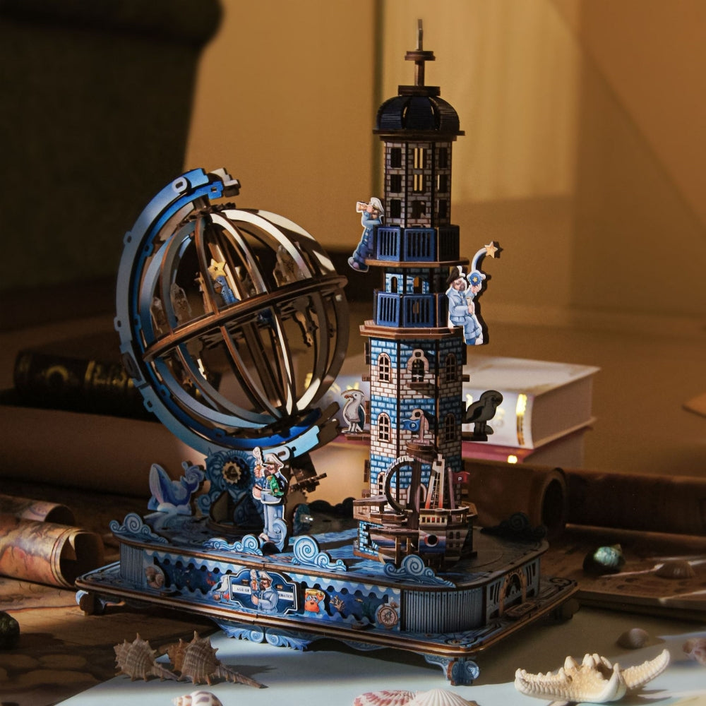 Ugeargeek Ocean Symphony: Musical Globe & Lighthouse