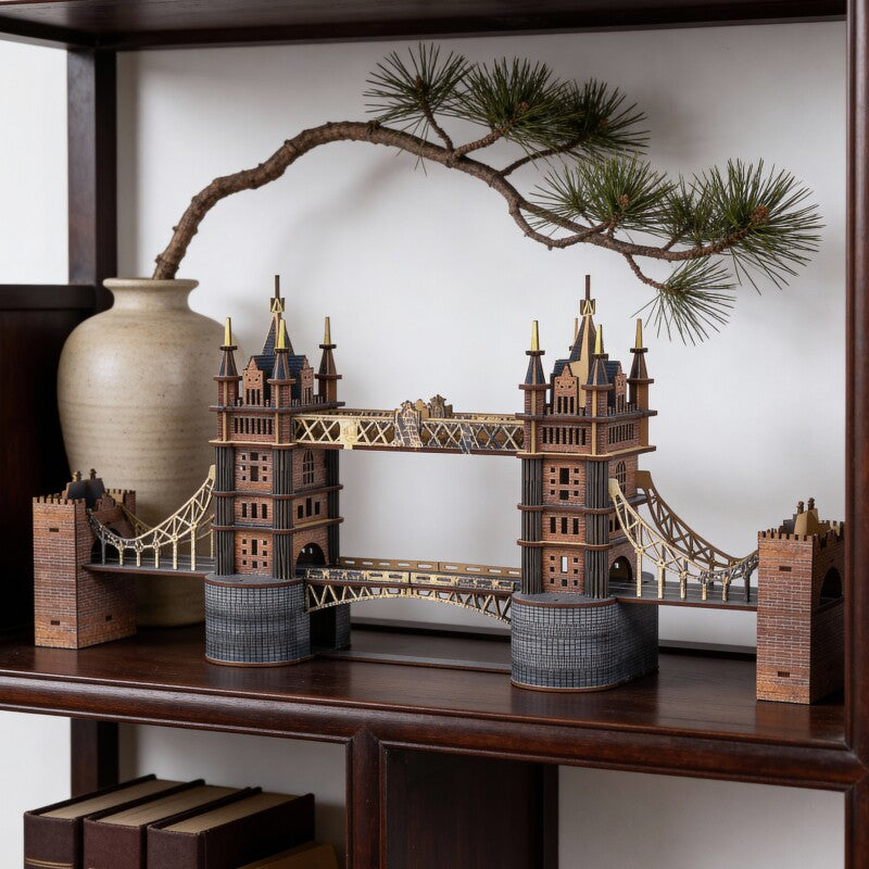 Ugeargeek London Tower Bridge 3D Wooden Puzzle