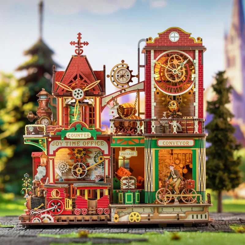 Ugeargeek Joy Time Post Office DIY Miniature House