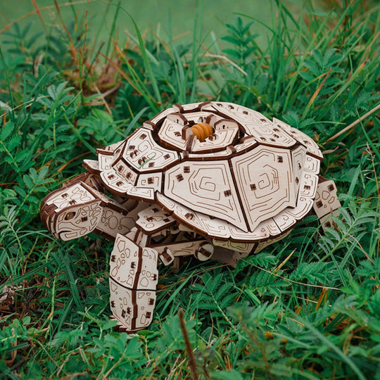 Ugeargeek 3D Mechanical Wooden Turtle Puzzle