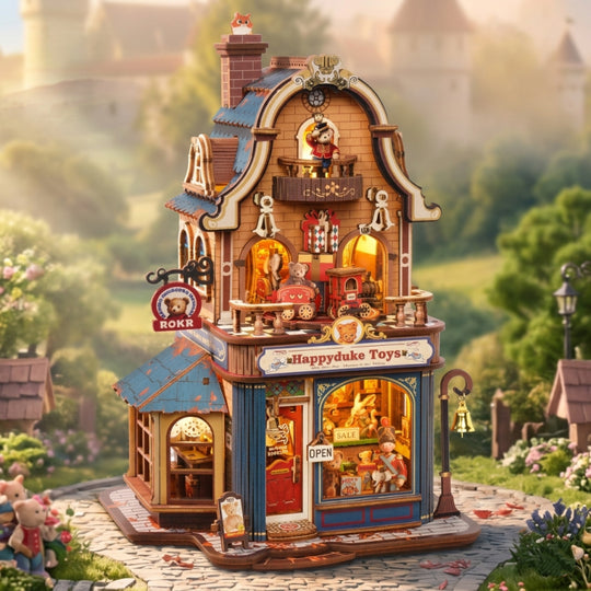 Bear Toy Shop Miniature Dollhouse Kit