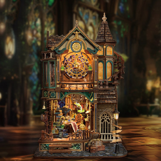 Ugeargeek Mystical Timekeeper's Atelier DIY Book Nook