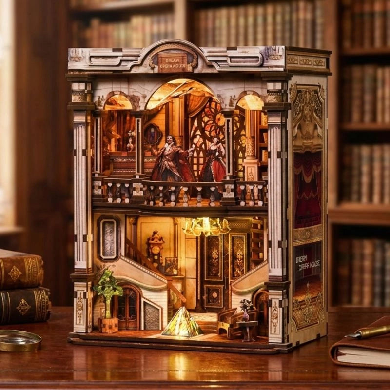 Dream Opera House DIY Wooden Miniature Book Nook Kit