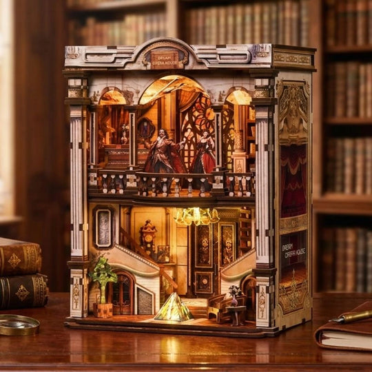 Dream Opera House DIY Wooden Miniature Book Nook Kit