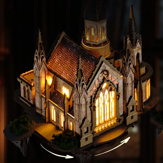Ugeargeek Gulliver Floating City Mini Castle Model Kit