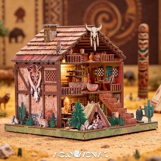Ugeargeek Native Spirit Lodge Miniature House