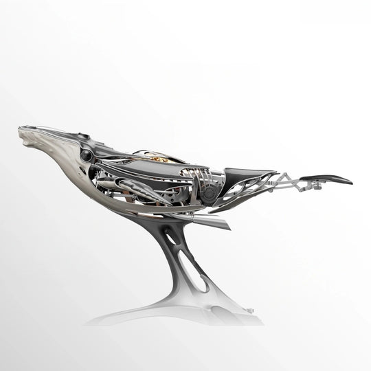 Mechanical Humpback Whale Premium Dynamic Bionic Artwork 3D Metal Model Kit