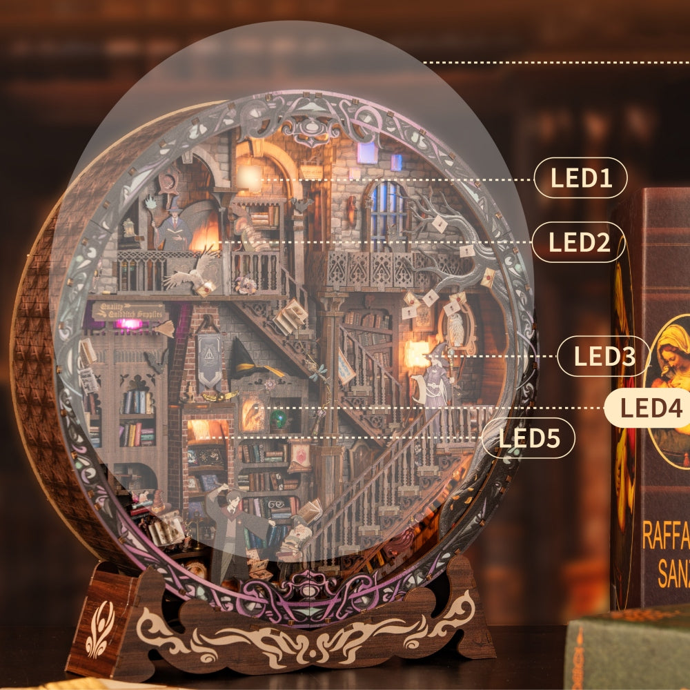 Ugeargeek Magic Academy 3D Wooden Puzzle