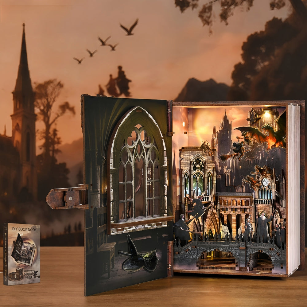 Ugeargeek Flight Academy DIY Book Nook Kit