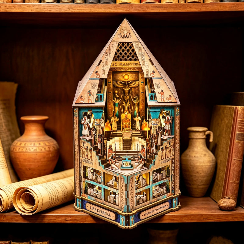 Hall of Eternity Wooden Miniature House Bookend