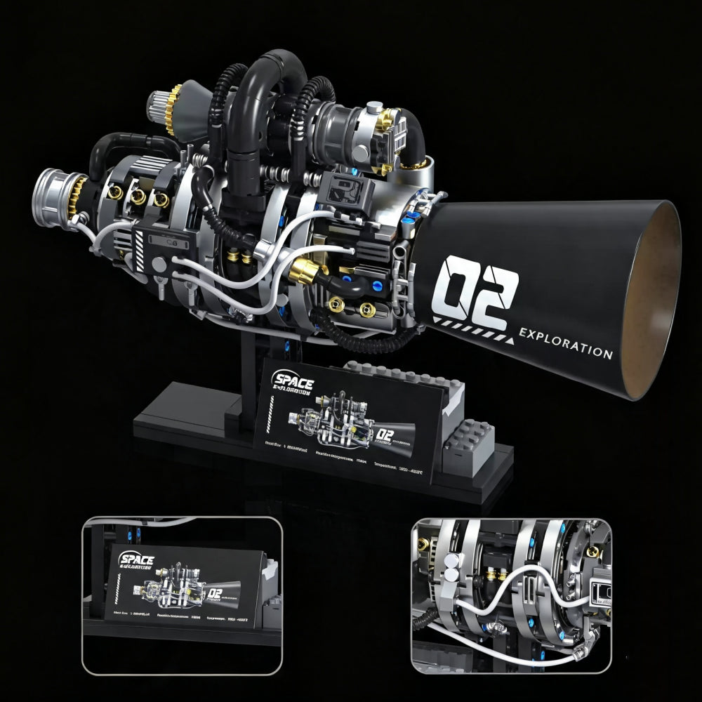 Ugeargeek Space Exploration Thruster Engine Metal Model Kit